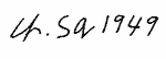 Indiscernible: monogram (Read as: CHSA, USA, URSA)