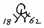Indiscernible: monogram (Read as: GW, WG)