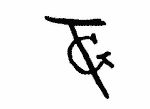Indiscernible: monogram (Read as: TG, GT)