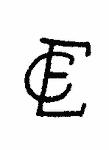 Indiscernible: monogram, old master (Read as: CE, EC, GE, EG)