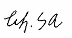 Indiscernible: monogram, illegible (Read as: CHSA, EHSA)