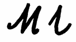 Indiscernible: monogram (Read as: ML, MA, MI, MU)