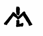 Indiscernible: monogram, symbol or oriental (Read as: ML, LM)
