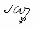Indiscernible: monogram (Read as: JW, JWT, JWR)
