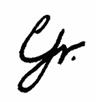 Indiscernible: monogram, illegible (Read as: GR)
