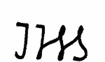 Indiscernible: monogram (Read as: JW, JHS)