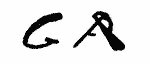 Indiscernible: monogram (Read as: GA, GAR, GAP)