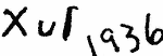 Indiscernible: monogram (Read as: XUL)