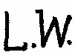 Indiscernible: monogram (Read as: LW)