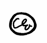 Indiscernible: monogram, illegible, symbol or oriental (Read as: GEO, CEO, LO, GO)
