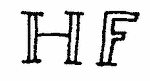 Indiscernible: monogram (Read as: HF)