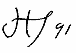 Indiscernible: monogram (Read as: HT, HS, HI)