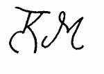 Indiscernible: monogram (Read as: CEM, KM, RM)
