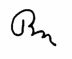 Indiscernible: monogram (Read as: BR, RM, BM)