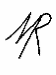 Indiscernible: monogram (Read as: MR, NR, MP)