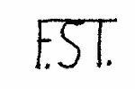 Indiscernible: monogram (Read as: FST)