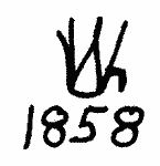 Indiscernible: monogram, symbol or oriental (Read as: W, WU, UW)