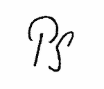 Indiscernible: monogram (Read as: PS, TS)