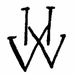 Indiscernible: monogram (Read as: WH, HW)