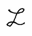 Indiscernible: monogram (Read as: L)
