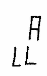 Indiscernible: monogram (Read as: ALL, LLA, LAL, A)