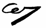 Indiscernible: monogram, illegible (Read as: W, CER, CEN, CEY)