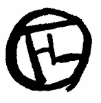 Indiscernible: monogram, symbol or oriental (Read as: FL, F)