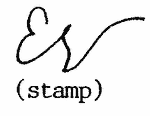 Indiscernible: monogram (Read as: W, EW, EV)