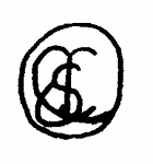 Indiscernible: monogram, symbol or oriental (Read as: CSL)