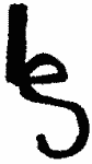 Indiscernible: monogram (Read as: LS, LES)
