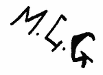 Indiscernible: monogram (Read as: MCG, MLG)