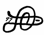 Indiscernible: monogram, symbol or oriental (Read as: D, DP)