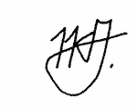 Indiscernible: monogram, illegible, symbol or oriental (Read as: VKJ, M)