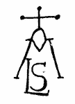 Indiscernible: monogram, symbol or oriental (Read as: MLS, LSM, SLM)