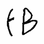Indiscernible: monogram (Read as: EB, FB)