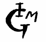Indiscernible: monogram (Read as: GIM, IGM)