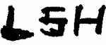 Indiscernible: monogram (Read as: LSH)