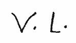 Indiscernible: monogram (Read as: VL)