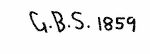 Indiscernible: monogram (Read as: GBS)