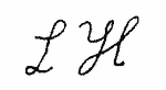 Indiscernible: monogram (Read as: LH, LYL)