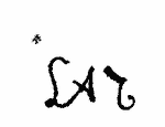 Indiscernible: monogram (Read as: SAAT)