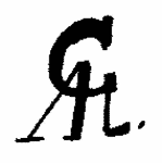 Indiscernible: monogram (Read as: GAL, CAL)