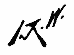 Indiscernible: monogram, illegible (Read as: IJW, IRW)