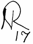 Indiscernible: monogram (Read as: NR, HR, R)