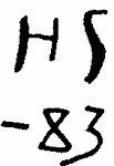 Indiscernible: monogram (Read as: HS)