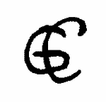 Indiscernible: monogram (Read as: GC, CG)