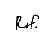 Indiscernible: monogram (Read as: RF, RAF)