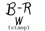 Indiscernible: monogram (Read as: BRW)
