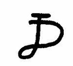 Indiscernible: monogram (Read as: JD)
