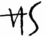 Indiscernible: monogram (Read as: HS)